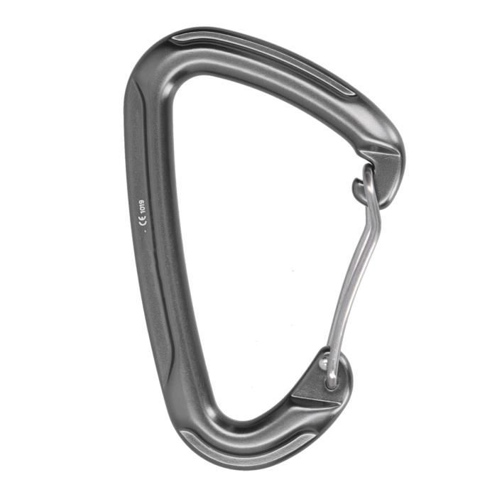 10 Mousquetons En S Doubles Anneaux Aluminium 31 Mm - Pour Sac à Dos, Outdoor, Voyage, Organisation - Noir - 9