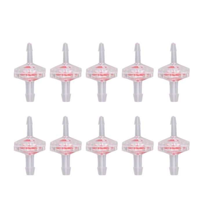 Clapets Anti-retour Unidirectionnels 10 Mm (3/8") - Lot De 2 | Pour Plomberie Caravane Et Camping-car - Plastique Durable, Installation Facile