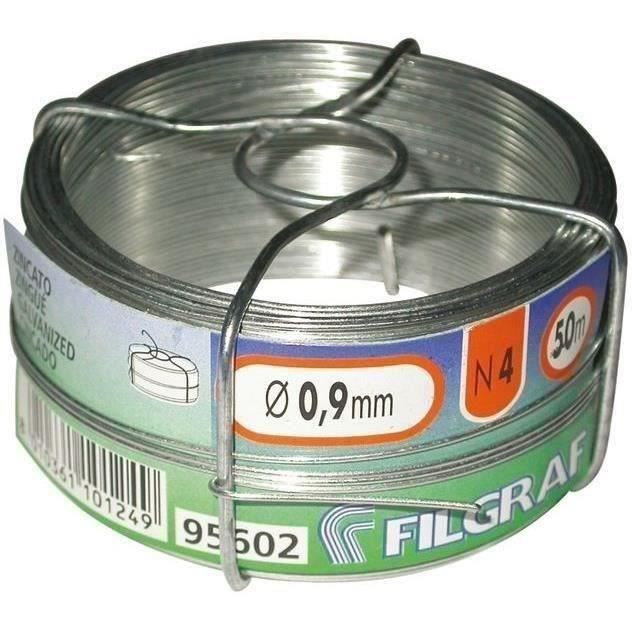 Fil attache - FILGRAF - zingué - 1,3 mm - bobine 50 m