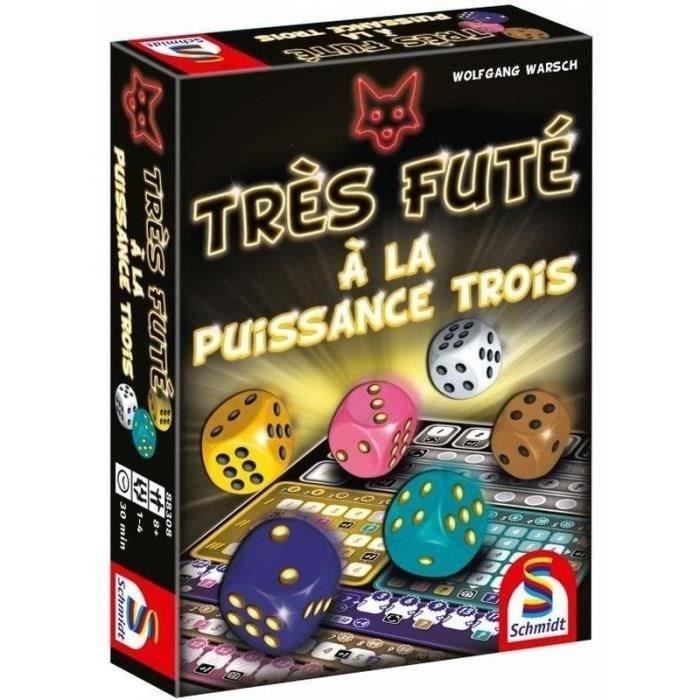 SCHMIDT SPIELE Jeu de d&eacute;s Tr&egrave;s fut&eacute; &agrave; la puissance 3 -  - Adulte - Rose - 10 ans et plus 