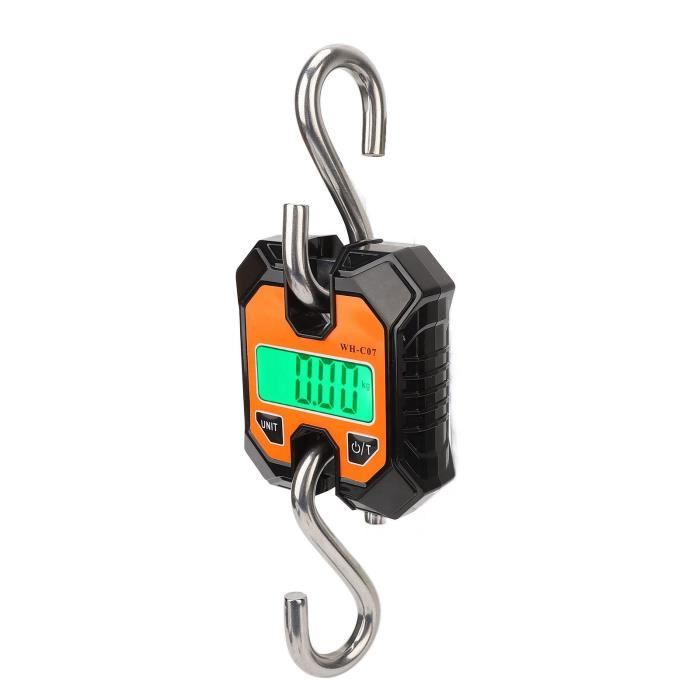 Balance de pêche numérique améliorée avec règle, 15 g/50 kg, balance