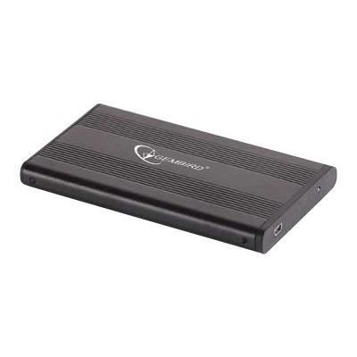 Boitier HDD 2.5 - Noir - USB 2.0 - Aluminium - Mini USB 5 points - Compatible SATA