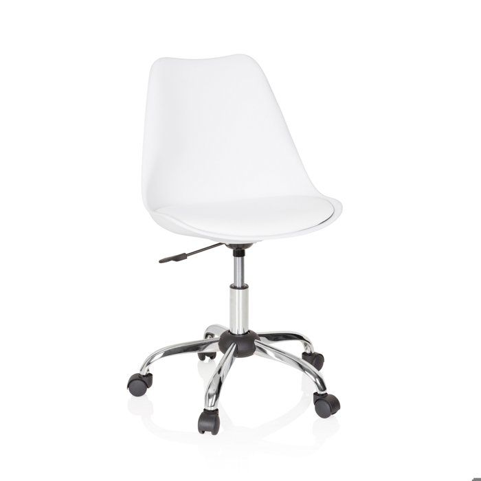 Chaise de bureau / pivotante FANCY PRO blanc hjh OFFICE