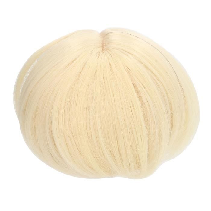 JIE Perruque De Poupée Cheveux De Poupée, Mignon Court Droit