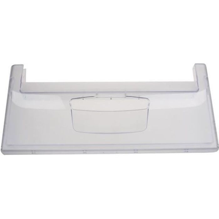 Façade de tiroir congélateur pour réfrigérateur Indesit - Blanc - Poignée