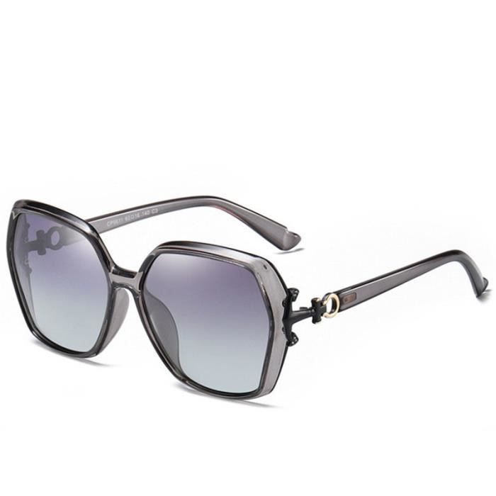 Bestgift Lunettes de Soleil Polarisées UV pour Femme rouge Taille