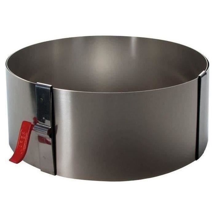 LARES Cercle extensible - Ø18 à 30 x 7 cm - inox