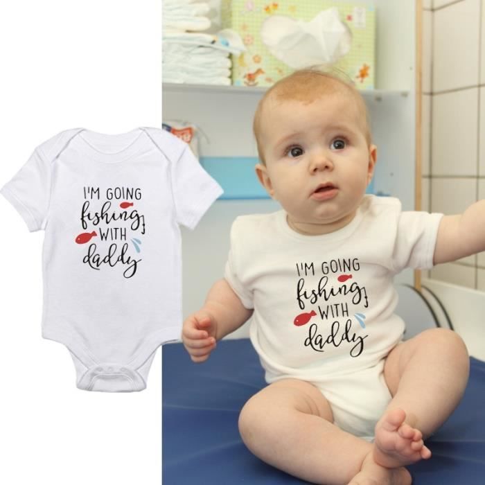 Enfant En Bas Age Enfants Bebe Fille Garcon Vetements De Peche Avec Papa Imprime A Manches Courtes A Manches Courtes Blanc Cdiscount Pret A Porter Enfant En Bas Age Enfants Bebe Fille Garcon Vetements De Peche Avec Papa Imprime A Manches Courtes A Manches Courtes Blanc Cdiscount Pret A Porter