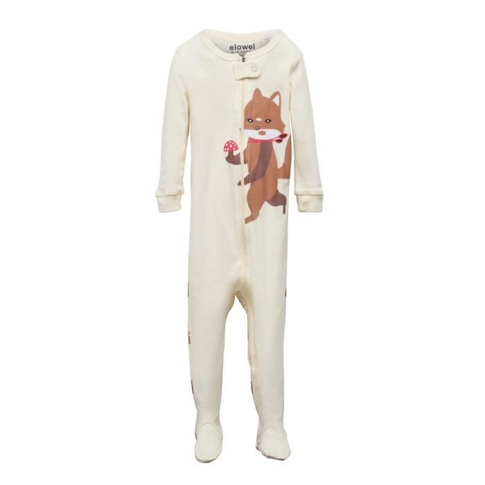 Elowel Bebe Fille Grenouillere Renard Pyjama Une Seule Piece Bien Serre Coupe Etroite 100 Coton Taille 6 Mois 5 Ans 18 24 Renard Cdiscount Pret A Porter