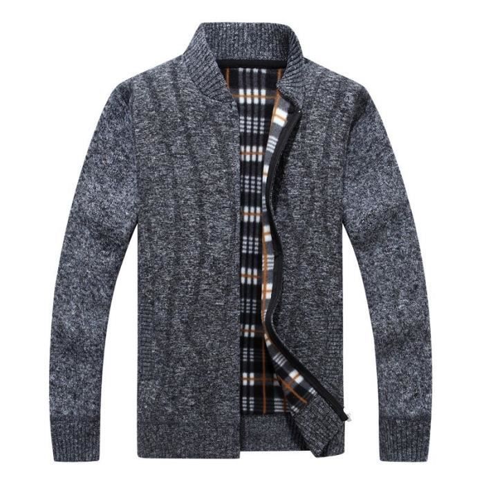 Gilet Zippé Intégral Holderness & Bourne Homme - Gris/marine - Taille XL - Neuf Avec étiquette