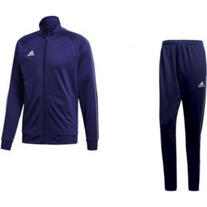 Jogging Homme Multisport Adidas Bleu Marine - Manches Longues - Respirant