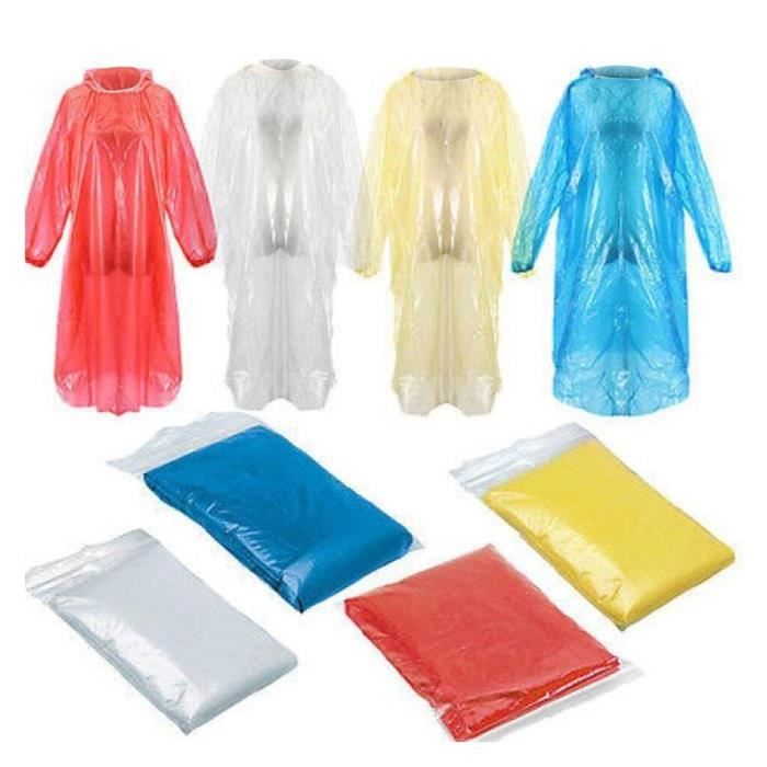 Imperméable Femme Lot De 4 Poncho Pluie Imperméable