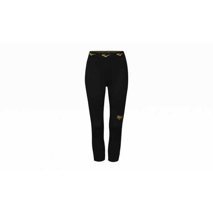 Collant femme - Everlast - Leonard 7/8 - Noir - XS - 90% Polyester - Confortable