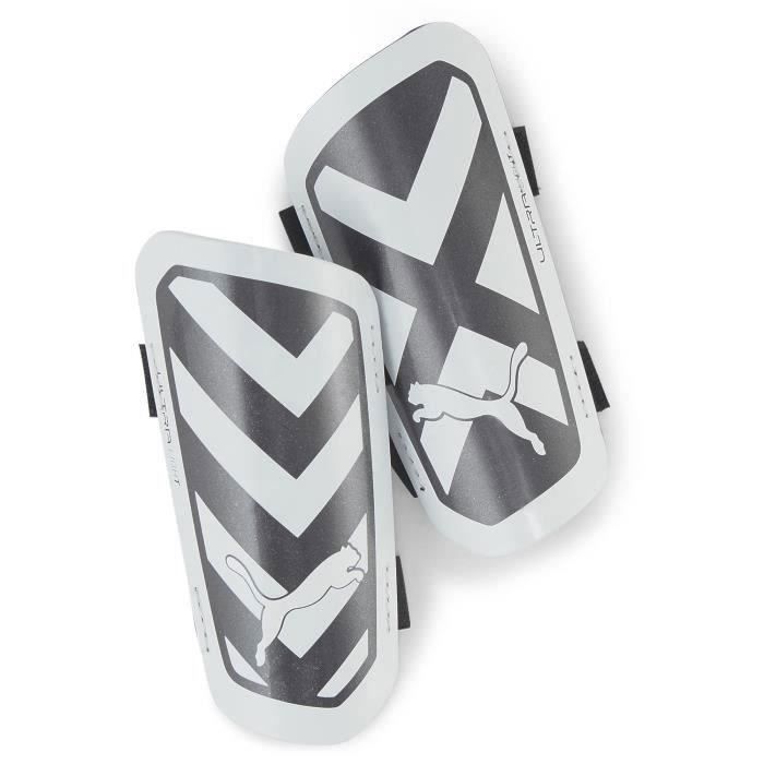 Protege Tibia Ultra Football - PUMA - Homme - Blanc Et Noir