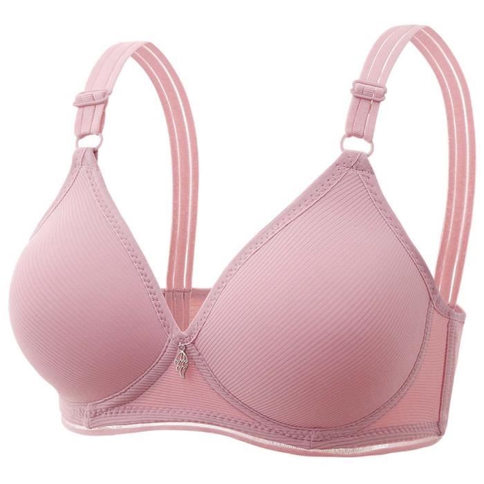Soutien-gorge Push-up Sans Armatures GRACING 32C - Tissu Soyeux Nude - Neuf Avec étiquettes