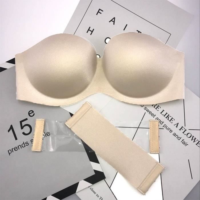 Bande artificiel astique de Levage des Seins pour Femme,Autocollants Invisibles,Soutien-Gorge