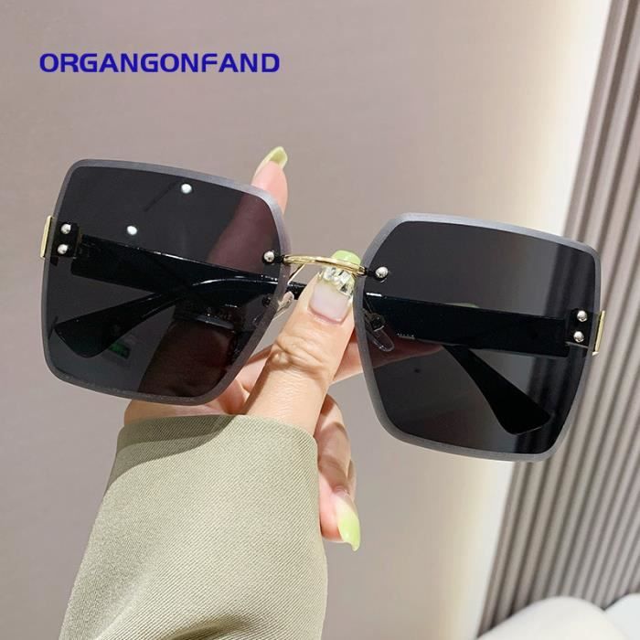 Lunettes de soleil femme -2023 nouvelle grande monture anti-uv