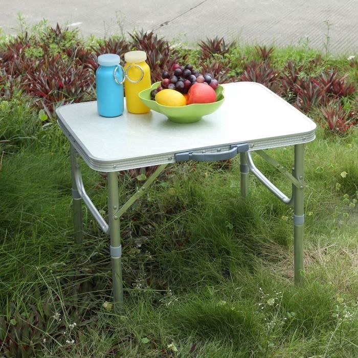 Table Pliante En Bois Plate Fabriquée Pour Parc Pique-nique Cour Rassemblement O