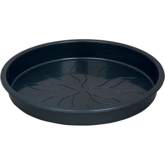 Soucoupe Rectangular 65 New Gris Foncé - 63,5 X 15,5 X H. 3,3 Cm