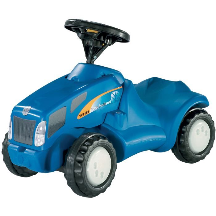 Porteur Rolly Toys New Holland T6010 - Pour Enfant de 18 mois à 2 ans - Bleu