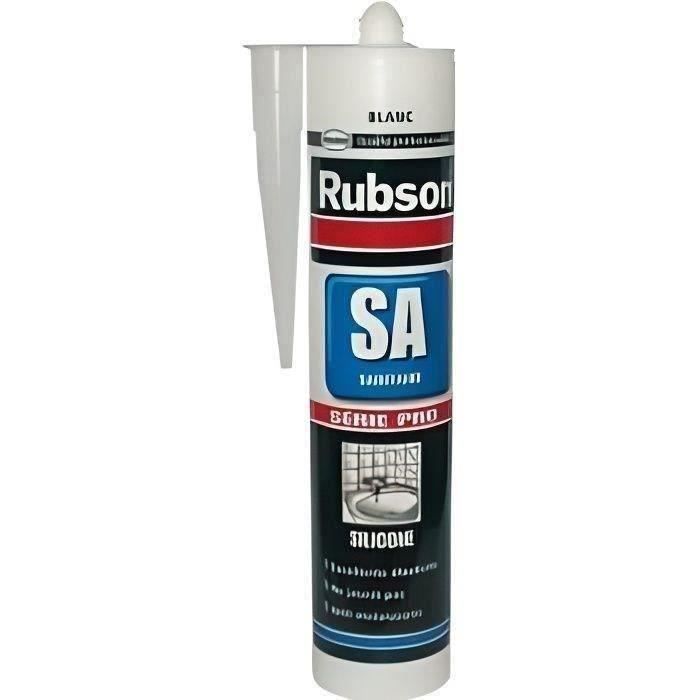 Mastic silicone sanitaire blanc 300 ml - RUBSON - 165170