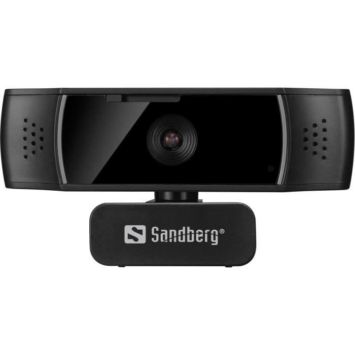 Sandberg Caméra Web 134-38 Full HD 1080P Autofocus Double Microphone