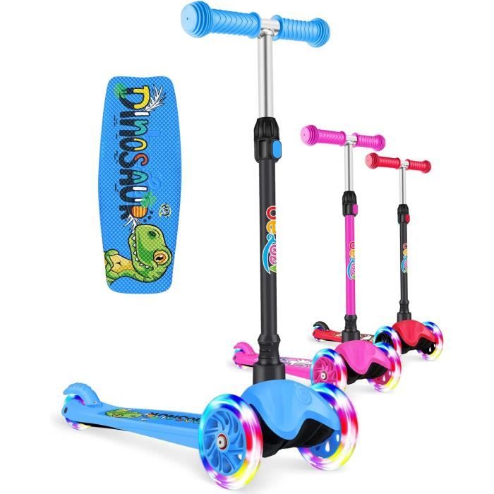 Trottinette Pour Enfants Suotu - Trottinette Pour Enfants Avec 3 Roues Lumineuses