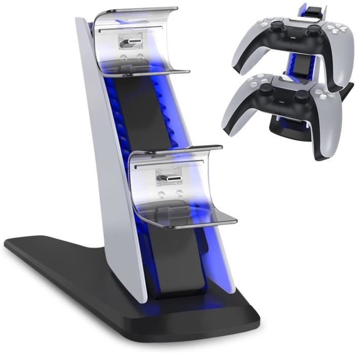 WE Station de charge pour manette de PS5, station de charge rapide avec WE Station de charge pour manette de PS5, station de charge rapide avec