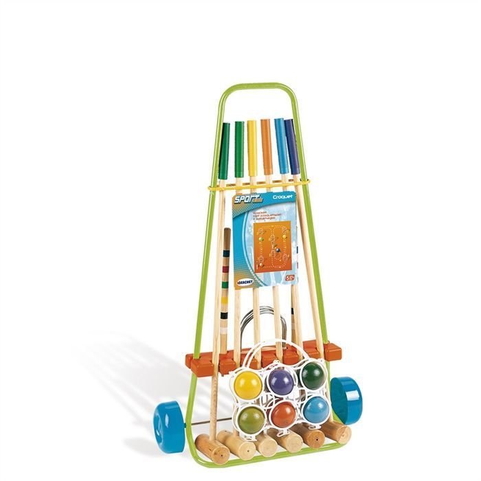 SMOBY Jeu de Croquet enfant pour 6 joueurs Cdiscount Jeux Jouets