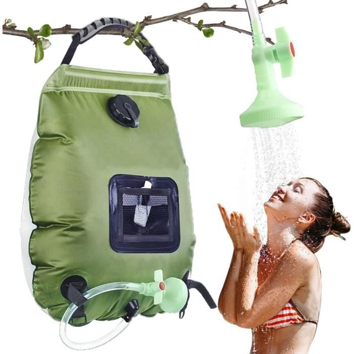 Bardusch - Sac de Douche Solaire de Camping 20L litres, Chauffage Bardusch - Sac de Douche Solaire de Camping 20L litres, Chauffage