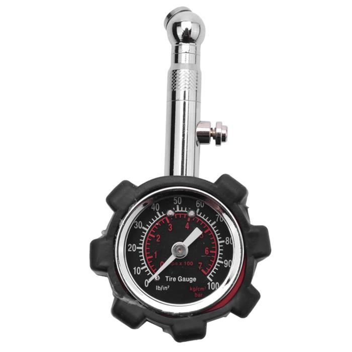 Testeur De Pression D'air Numérique 220 PSI - Gonfleur Pneus Avec Clé à Valve, Pour Voiture, Moto, Vélo, Camion - 5