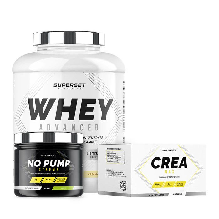 Programme Prise de Muscle Sec Confirmé Whey Protéine Préworkout