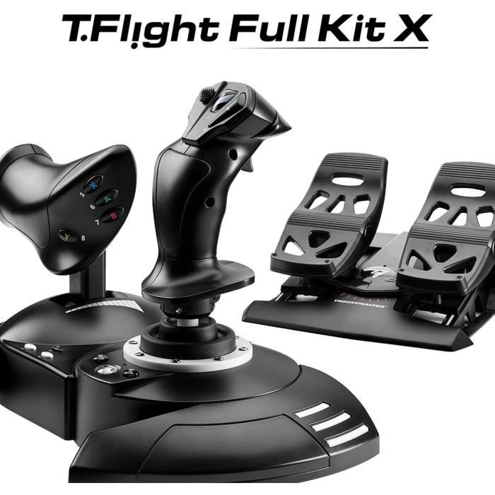 Kit complet pour Simulation de Vol - THRUSTMASTER - T. Flight Full Kit X -  Xbox One / Xbox Series X et S / Windows 10 - Cdiscount Informatique