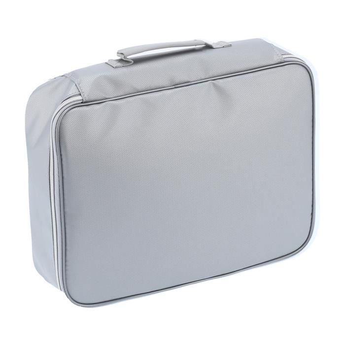 QWORK Boîtes De Rangement A4 Transparentes - Lot De 4 Pour Documents, Magazines Et Photos