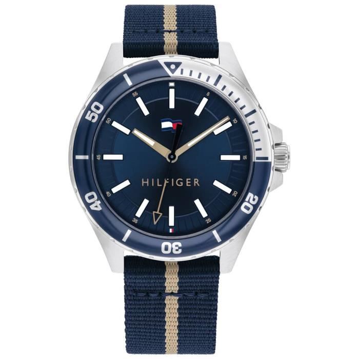 Montre Tommy Hilfiger - Hommes - 1792011 Bleu, - Achat/vente montre ...