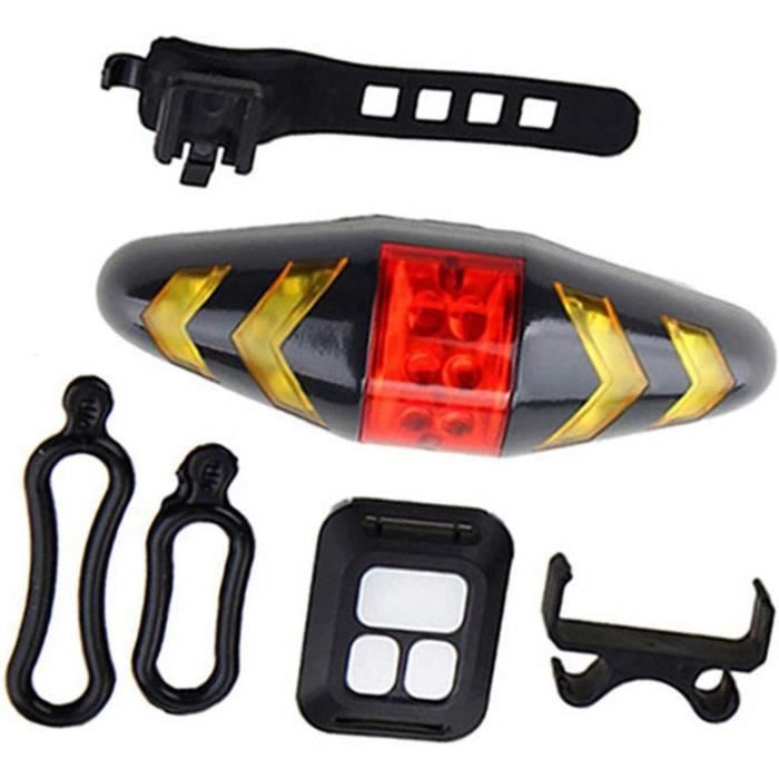 Feu Arrière De Vélo USB étanche - Avec Télécommande Sans Fil, Avertisseur Lumineux Highlight