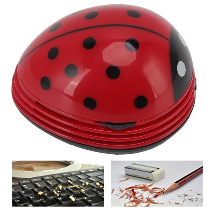 Aspirateur de bureau portatif Mini Aspirateur de Bureau Rouge
