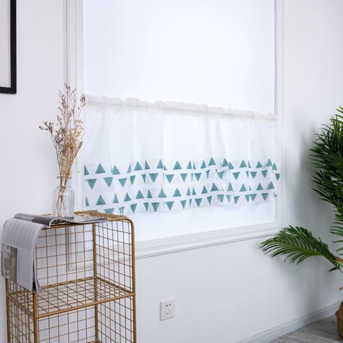 Rideau Court, Cuisine Niveaux Armoire Rideau Fenêtre Rideau Court Demi ...