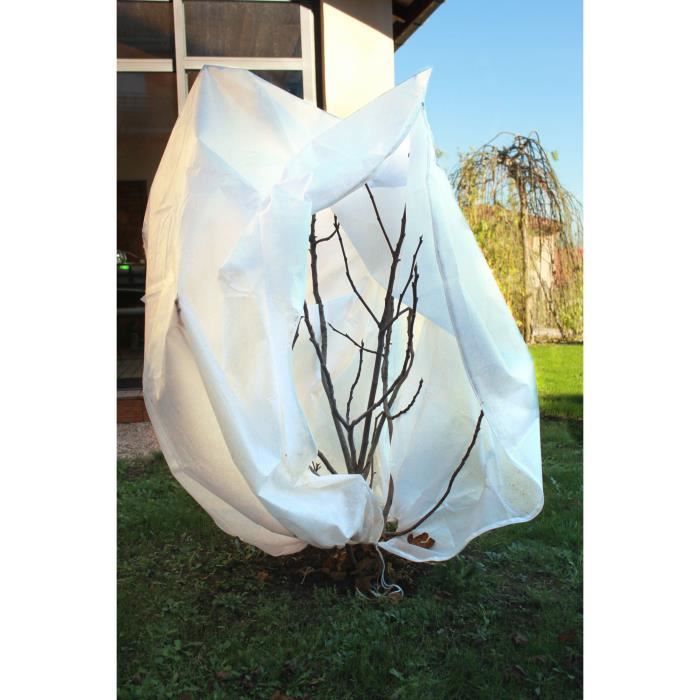 Lot De 3 Housses D'hivernage Vilmorin 1x1,6 M - Fermeture Zip, Protection Plantes Contre Gel Et Neige