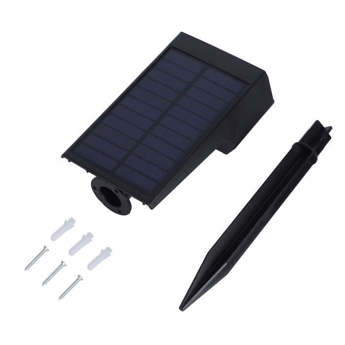 Lampe solaire pour pelouse - VVIKIZY - Eclairage extérieur - IP65 - 500lm - 28x16x11 cm