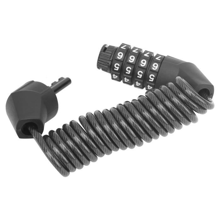 Cadenas à Chaîne AXA RCC-120 - Combinaison, Longueur 120 Cm, Diamètre 3.5 Mm, Acier