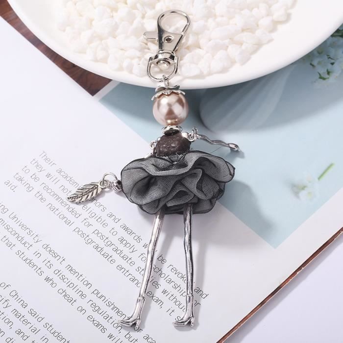 Porte-clés Mignon En Forme De Poupée Ange – Breloque Décorative Pour Clés Ou Sac – Petit Et Léger – Idée Cadeau Anniversaire