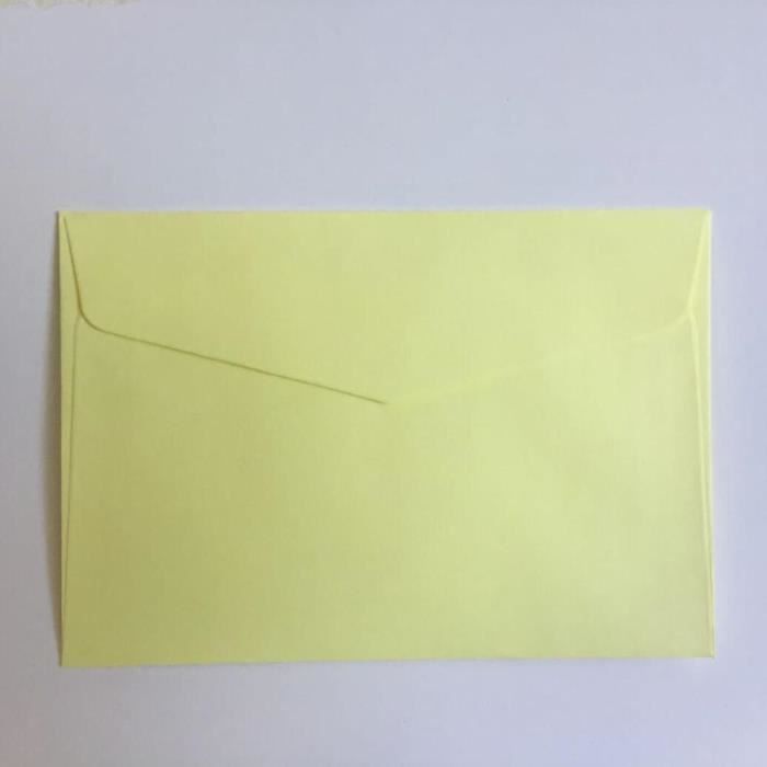 Lot De 50 Enveloppes Multicolores Kraft 17,5 X 12,5 Cm - Enveloppes Auto-Adhésives Colorées Pour Invitations Et Cartes