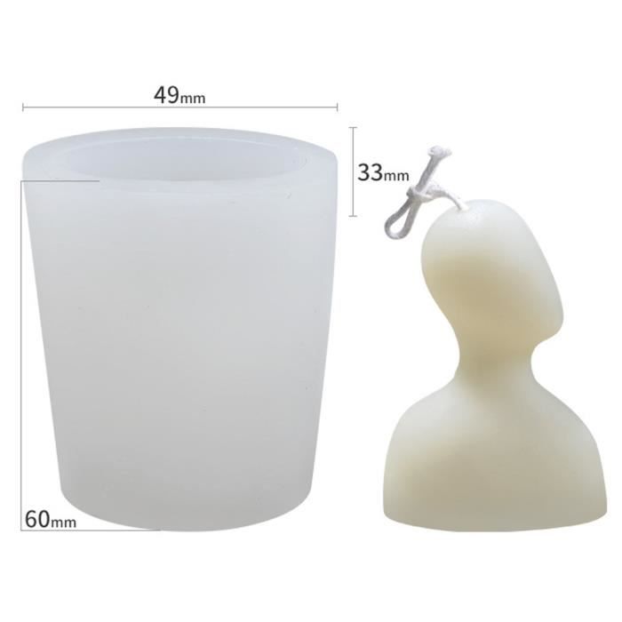 Moule à Bougie En Silicone En Forme De Ruche - Réutilisable, Pour Débutants Et Professionnels, 3 Tailles (environ 11x6x6 Cm, 9x9x8 Cm, 8x5x7 Cm)