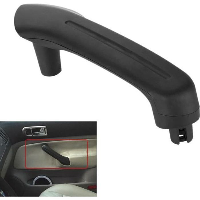 Noir Intérieur Poignée de porte gauche de voiture auto pour VW Jetta Golf  MK4 - Cdiscount Auto