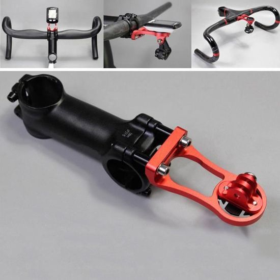 Support Vélo Pour Ordinateur Et Lampe - Aluminium - Compatible Garmin, Wahoo, Bryton - Réglable Et Polyvalent - 2