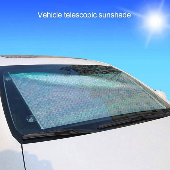 Pare-soleil Rétractable Pour Pare-brise - Store Enrouleur Voiture, Camion, SUV - Protection UV Et Chaleur