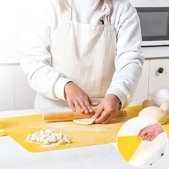 Tapis à pâtisserie en silicone pour étaler la pâte, tapis à pâtisserie  anti-adhésif