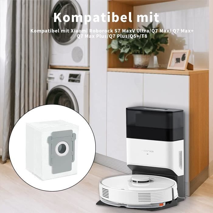 Lot de 12 Sacs d'aspirateur pour iRobot Roomba i7-i7+-i7 Plus-i3