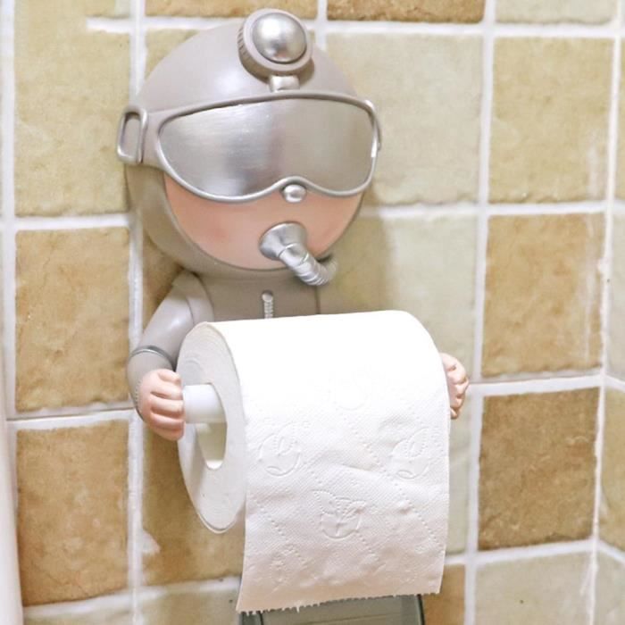 Support de rouleau de papier toilette drôle, support de support de